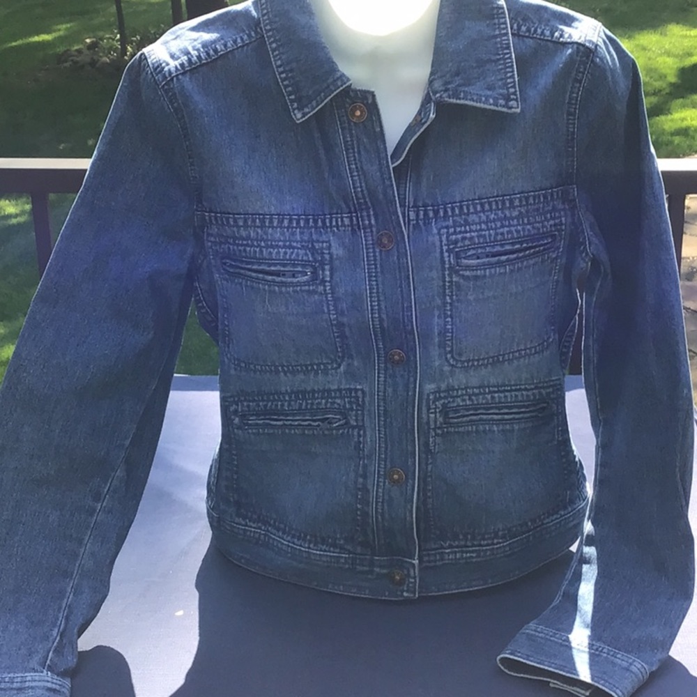 HALOGEN JEAN JACKET